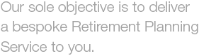 Strategic Retirement Solutions Sole Objective
